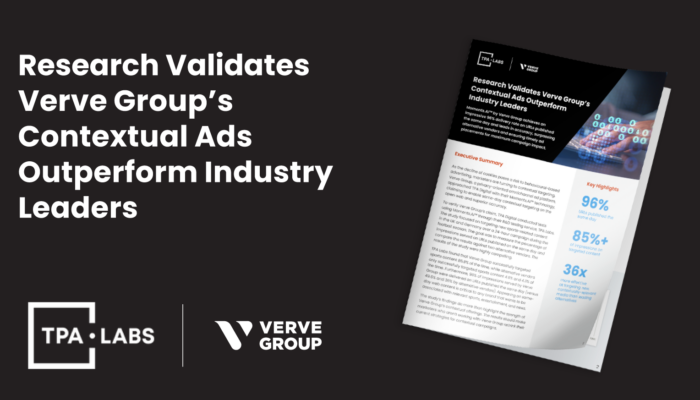 Research: Verve’s Contextual Targeting Outperforms Industry Leaders in Test