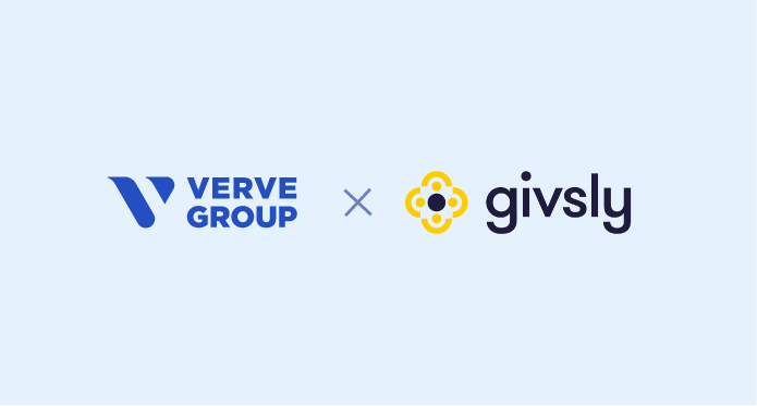Givsly and Verve have partnered to offer a new ad unit that makes it easy for advertisers to meet CSR goals.