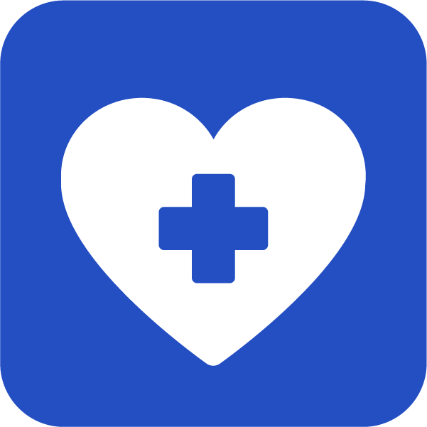 icon representing health, wellness, and fitness apps