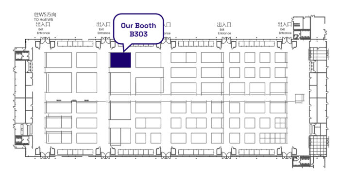 ChinaJoy Floor Plan Hall 4 B303 - Verve