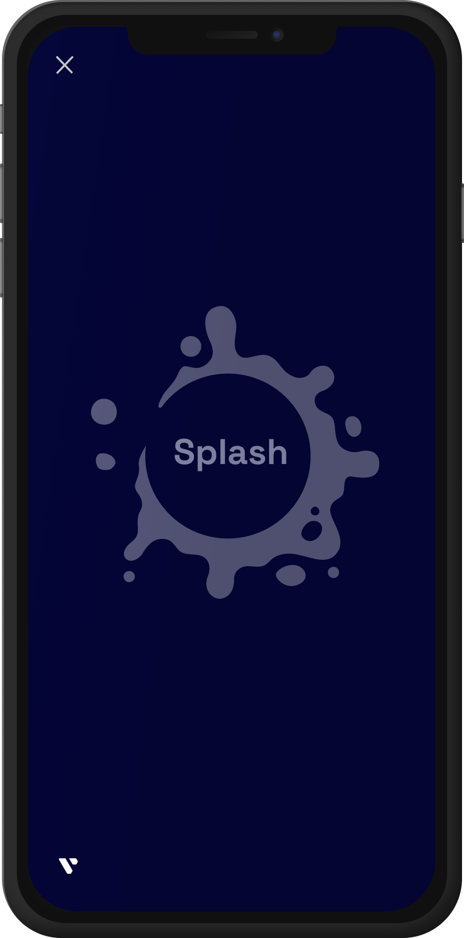 Splash ad mockup