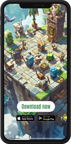 Interstitial video ad mockup