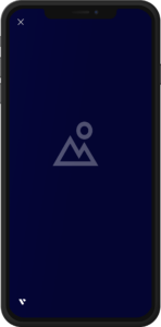 Full-screen interstitial ad mockup