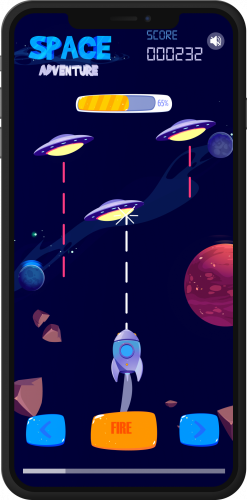 Playable-Game screen Playable ad mockup