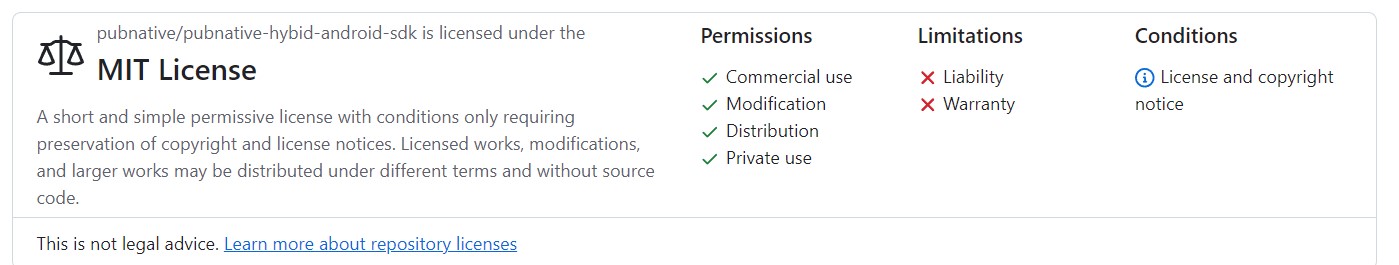 SDK with MIT license
