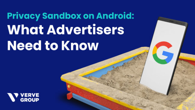 Verve_Image of Mobile Phone With Google Logo in a Sandbox