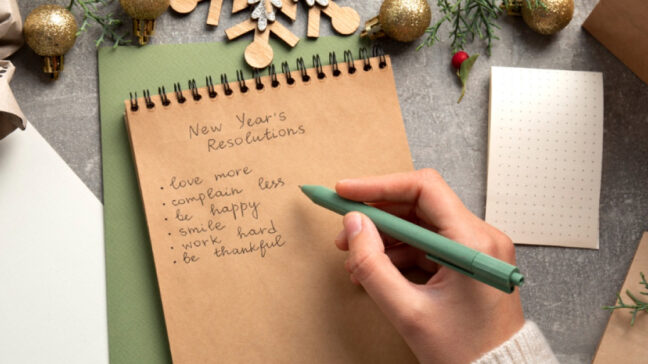 New Year’s resolutions audience package