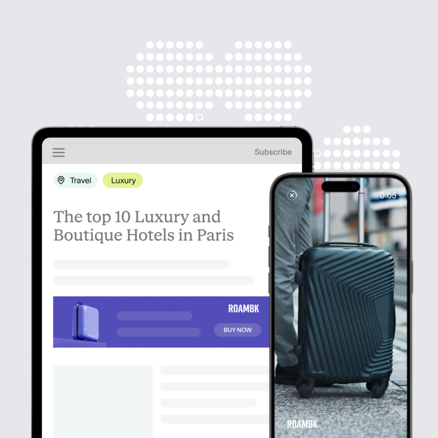 Amplify any type of content or ad 