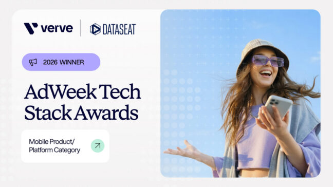 Verve Wins ADWEEK&#8217;s 2026 Tech Stack Award for Best Mobile Product/Platform